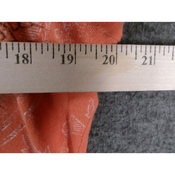 Twisted Courtesy Top Women XXL Orange Medallion Causal Boho Causal Beachy Resort - Picture 4 of 9
